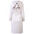 Women Men Comfy Hooded Bathrobe Zagęścić Coral Velvet Lovely Animals Robes
