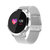 Newwear Q8 Reloj inteligente de Ritmo Card&iacute;aco Presi&oacute;n Arterial con Pantalla a Color OLED de 0.95 Pulgada de Acero inoxidable 