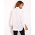Casual Women Pure Color Adjustable Sleeve V-Neck Blouse