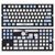 108 Toetslichtsublimatie PBT Keycaps OEM-profiel Keycap-set voor mechanisch gamingtoetsenbord