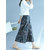 Vintage Women Elastic Waist Floral Printed Wide Leg Capri Cal&ccedil;as