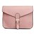 Couro pu mulheres doces retro cinto quadrado de cor decorado crossbody bolsas