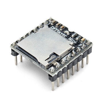 DFPlayer&nbsp;Mini&nbsp;MP3-speler&nbsp;Module&nbsp;MP3&nbsp;Voice Audio Decoder Board voor ondersteuning van TF-kaart U-Disk IO / seriële poort / AD Geekcreit voor Arduino - producten die werken met officiële Arduino-boards