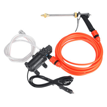 S$41.91 % 12V High Pressure Washer Electric Car Portable Spray Cleaner Watering Wash intelligent Pump Cleaning Kit  Electrical Equipment & Supplies from Tools, Industrial & Scientific on banggood.com