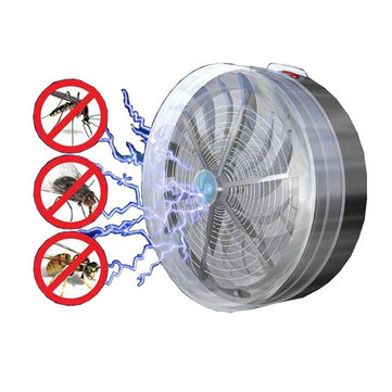 Garden Solar Powered Mosquito Killer Fly Insect Bug Buzz Zapper Outdoor UV Light Mosquito Dispeller