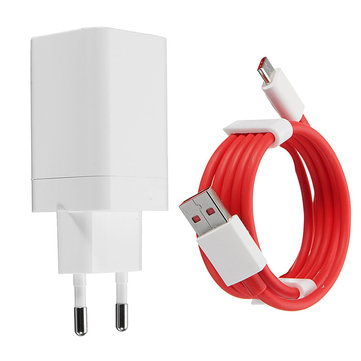 5V 4A Originele Snelle Telefoonlader EU-adapter Type-C Kabel voor ONEPLUS 3T / 5