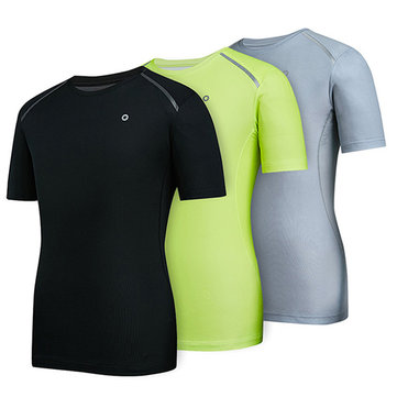 AMAZFIT Homens Esporte Único Guia Secagem Rápida Respirável Absorção de Suor T-shirts Confortáveis De Xiaomi Youpin