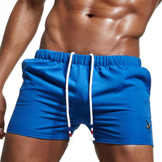 SUPERBODY Cal&ccedil;&otilde;es Masculinos Esportes Praia Casual Cor S&oacute;lida Elastico Corrida Surfe Gin&aacute;sio Esqueite Ver&atilde;o