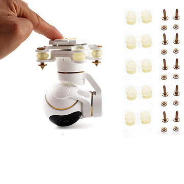 10 Adet Gimbal Amortisör Sönümleme Topu ve Anti-dökülme Toka Xiaomi Mi Drone 4 K 1080P Sürümü için