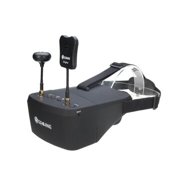 Eachine EV800D 5.8G 40СН Разнообразие FPV Защитные очки 5 дюймов 800 * 480 Гарнитура Видео HD Видеорегистратор Построено в Батарея