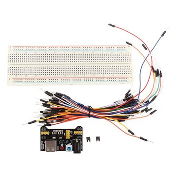 Geekcreit MB-102 MB102 Lehimsiz Hamur Tahtası + Güç Kaynağı + Arduino için Jumper Kablo Setleri - resmi Arduino panolarıyla çalışan ürünler