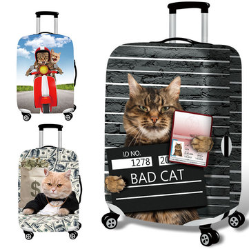Honana Paro Katze Elastisch Gepäck Cover Trolley Case Schutz Durable Koffer Protector Für 18 32 Zoll Warm Travel Zubehör