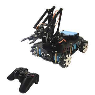 PI Master' Robot DIY Programmable Ultrasonic Avoidance With Omni Wheels Smart RC Robot Arm Tank Compatible