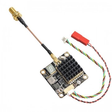 AKK FX2-Dominator 250mW/500mW/1000mW/2000mW Switched Smart Audio 5.8Ghz 40CH FPV Transmitter With MIC 36mm*36mm for Wizard x220s RC Drone