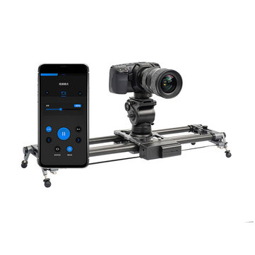 YC cebola Hot Cachorro 60 cm De Fibra De Carbono Motorizado bluetooth APP Controle Siga Foco Dolly Silder