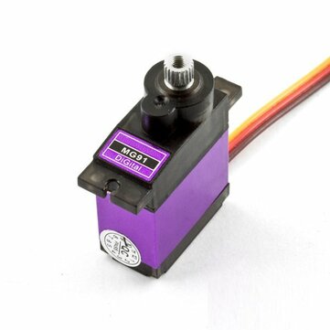 MG91 13g 2.6KG Torque Metal Gear Digital Servo for RC model Airplane Robot RC Parts from Toys Hobbies and Robot on banggood.com