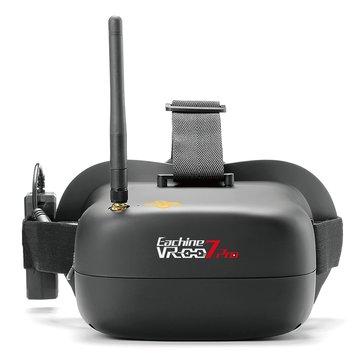 Eachine VR-007 برو VR007 5.8 جرام 40ch فبف نظارات 4.3 بوصة مع 3.7 فولت 1600 مللي أمبير بطارية ل أرسي طائرة بدون طيار