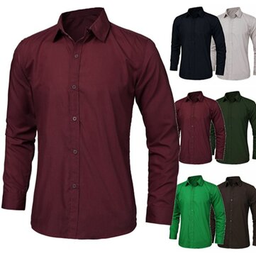 camisas de vestir manga larga