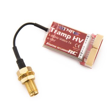 S$41.36 40% ImmersionRC Tramp HV 5.8GHz Video TX FPV Transmitter VTX EU Version for FPV RC Racing Drone Airplane RC Parts from Toys Hobbies and Robot on banggood.com