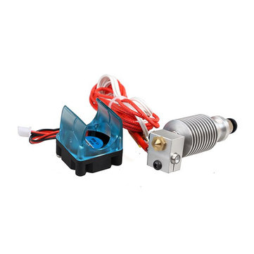 Geekcreit® 0.4mm V6 1.75mm Uzun / Kısa Mesafeli Metal Extruder Nozulu 3D Yazıcı için Soğutma Fanı Seti 
