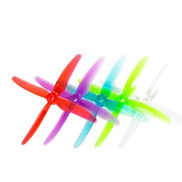S$4.55 % 2 Pairs GEMFAN 51455 Hurricane X 4-blade Propeller 5mm Mounting Hole for RC FPV Racing Drone  RC Parts from Toys Hobbies and Robot on banggood.com