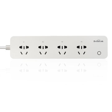 Broadlink MP1 Smart Home Wifi Timing Plug Power Strip 4 Ports Individual Wireless Remote Control