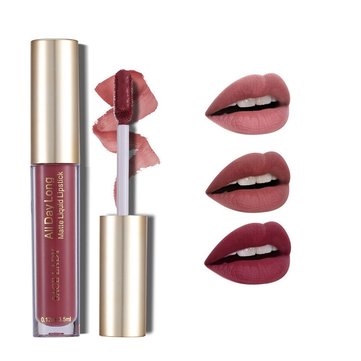 6 Couleurs Mate Velours Brillant à Lèvres Liquide Rouge à Lèvres Non Collant Maquillage Des Lèvres Longue Durée Imperméable