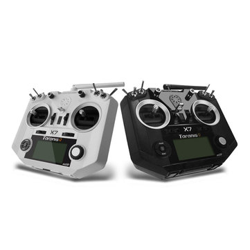 Summer Prime Sale FrSky ACCST Taranis Q X7 Transmitter 2.4G 16CH Mode 2 White Black International Version for RC Drone