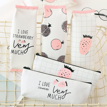 WAM PC-04 Canvas School Pencil Caso Papelaria Storage Organizer Pen Bags Pouch