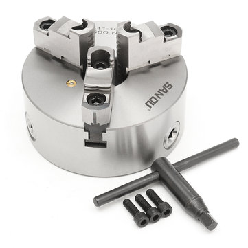 SANOU K11-160A Tour Mandrin 3 Pièces de tour à mâchoires à centrage automatique et réversibles