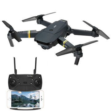 Everyine E58 WIFI FPV مع زاوية عريضة 720P / 1080P عالي الوضوح الة تصوير High Hold الوضع RC RC Drone