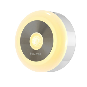 BlitzWolf® BW-LT15 LED Motion & PIR Infravermelho Sensor Luz Noturna 3000K Temperatura de Cor 120 ° Ângulo de Iluminação Bateria Luz Noturna Operada