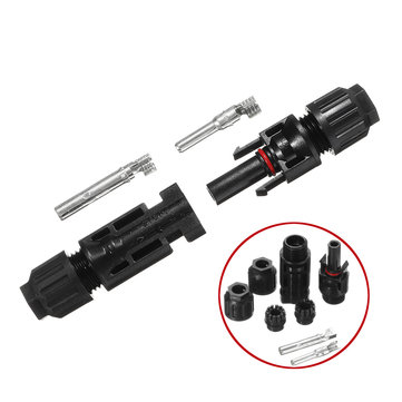 S$11.45 % 10X MC4 30A Male & Female Connectors Set Solar Panel IP67 Waterproof Adapter Electrical Equipment & Supplies from Tools, Industrial & Scientific on banggood.com