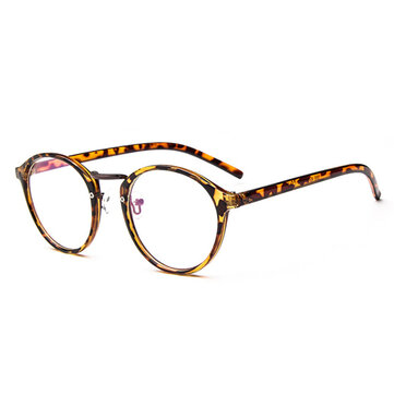 Damen Mens Clear Lens Brille Vintage Frame Matal Brille