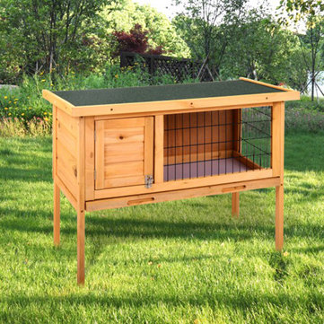 Holz Kaninchenstall Wasserdichte Indoor Outdoor Kaninchen Haus