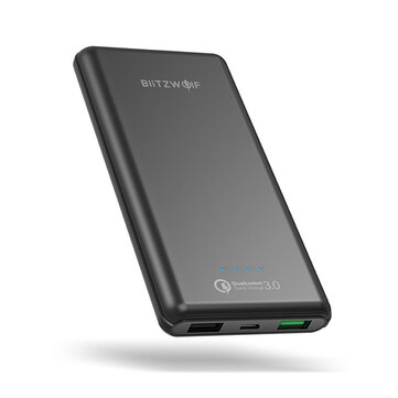 [Qualcomm Certified]BlitzWolf&reg; BW-P6 10000mAh 18W QC3.0 Dual USB Polymer Fast Charging Power Bank  
