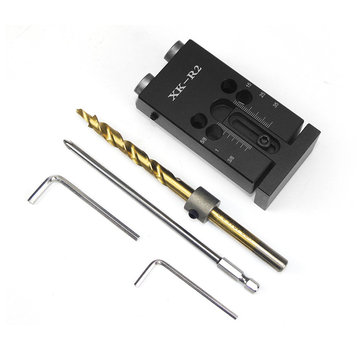 Wood Reamer Pocket Hole Jig Set Oblique Hole Positioner