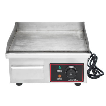 1500w 110v Electric Countertop Griddle Commercial Restaurant Flat