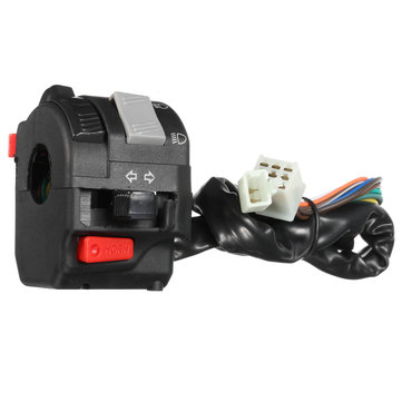 7//8 pulgadas 22 mm Interruptor de parada de motocicleta universal Bot/ón de bocina Interruptor de bocina de manillar para motocicleta Bicicleta ATV Dirt Bike