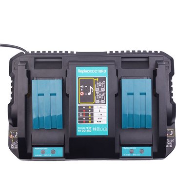 Smart Dual Pulse DC18RD 18-14V Battery Charger For Makita USB Charger Fast Rapid Dual Twin Port
