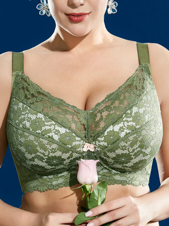 التغطية الكاملة الأزهار الدانتيل جوفاء قابل للتعديل إدفع حتى البرازيلي