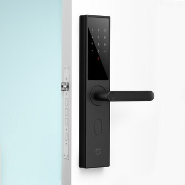 XiaoMi MiJia Intelligent Deurslot Youth Versie Beveiliging Elektronische sleutelloze deurslot Digitale Smart APP WIFI Touchscreen Toetsenbord Wachtwoordbeveiliging Deur Vingerafdrukslot
