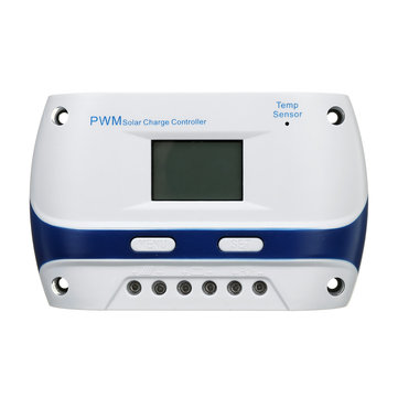 LT2024 LCD 30/40/50A PWM Solar Controller LCD Solar Charge Controller Dual USB Solar Panel Controller