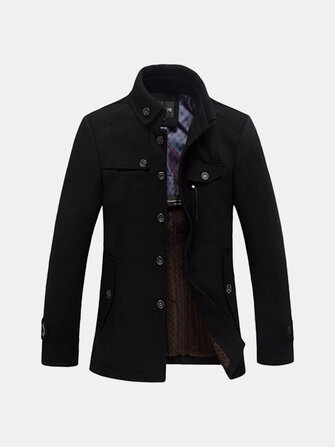 Warm Fleece Jacket Coat Casual Wool Jacket