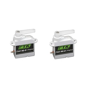 2 PCS PTK 4.3g Digital Servo 7341 NG-D Nylon Gear For EPP E3P Airplane Indoors Mini RC Drone Aircraft Helicopter
