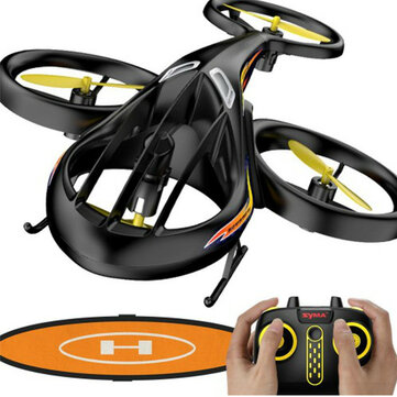 SYMA TF1001 Helifury 360 Altitude Hold Mode 3D Flips LED RC Drone Quadcopter RTF with Landing Pad