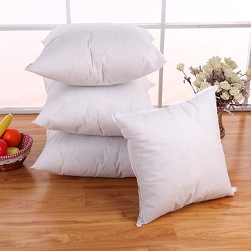 5 Size White Cushion Throw Pillow Sofa Waist Pillowcase Filler