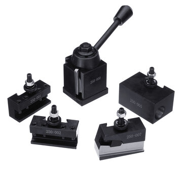 Machifit DMC-250-000 Cuniform GIB Type Outils de changement rapide Kit Outil Post Tool 250 001-010 Porte-outil pour outils de tour