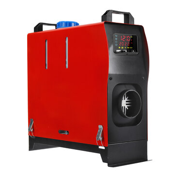 All in One Unit 1 - 8KW 24V Car Heating Tool Diesel Air Heater Single Hole LCD Monitor Parking Warmer For Car Truck Bus Boat RV Model