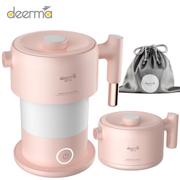 Deerma DEM-DH200 600W portatile da viaggio pieghevole bollitore elettrico in acciaio inox 304 capacit&agrave; 1L